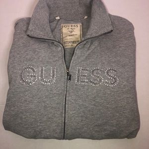 Guess zip up sweater